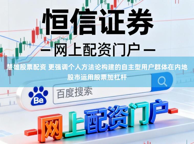 楚雄股票配资 更强调个人方法论构建的自主型用户群体在内地股市运用股票加杠杆